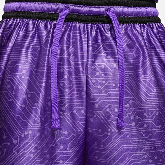 NIKE LEBRON X SPACE JAM GOON SQUAD DRI-FIT BASKETBALL SHORTS Purple DJ3875-560 - Picture 4 of 12
